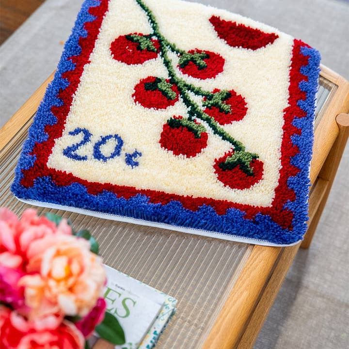 Craft Club - Wholesale DIY Craft Kit - Tomato Stamps - XL Latch Hook Rug Kit9