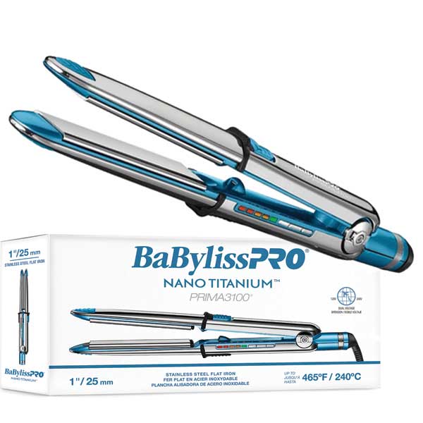 Majestic Wholesale - Wholesale Straightener/Flat Iron - BABYLISS FLAT IRON 1" PRIMA TITANIUM SLEEK 3100 BNT3100TUC
