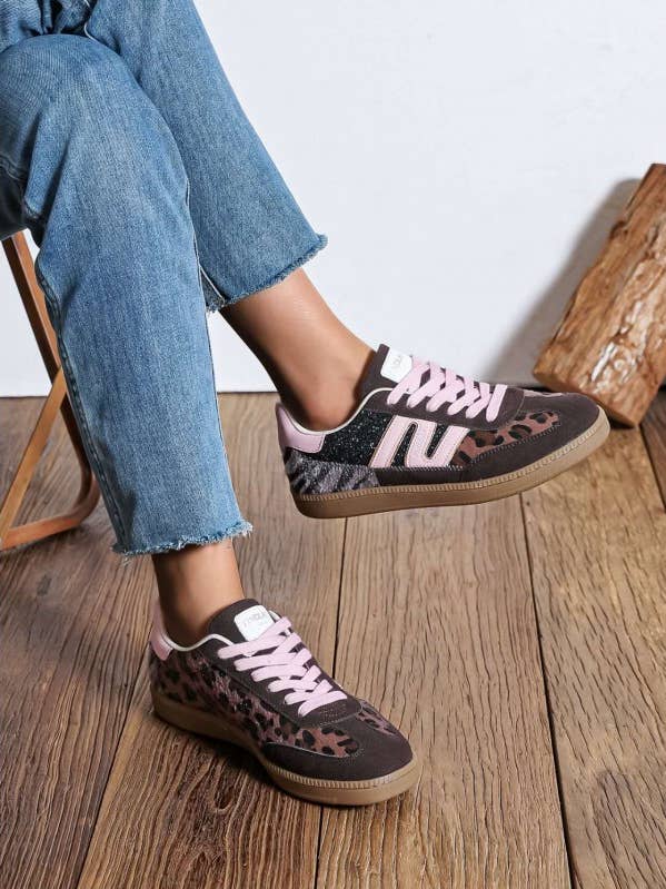 CASUAL SUEDE SNEAKER WITH RUBBER SOLE for wholesale by SWEET MAGIC SHOES & BAGS