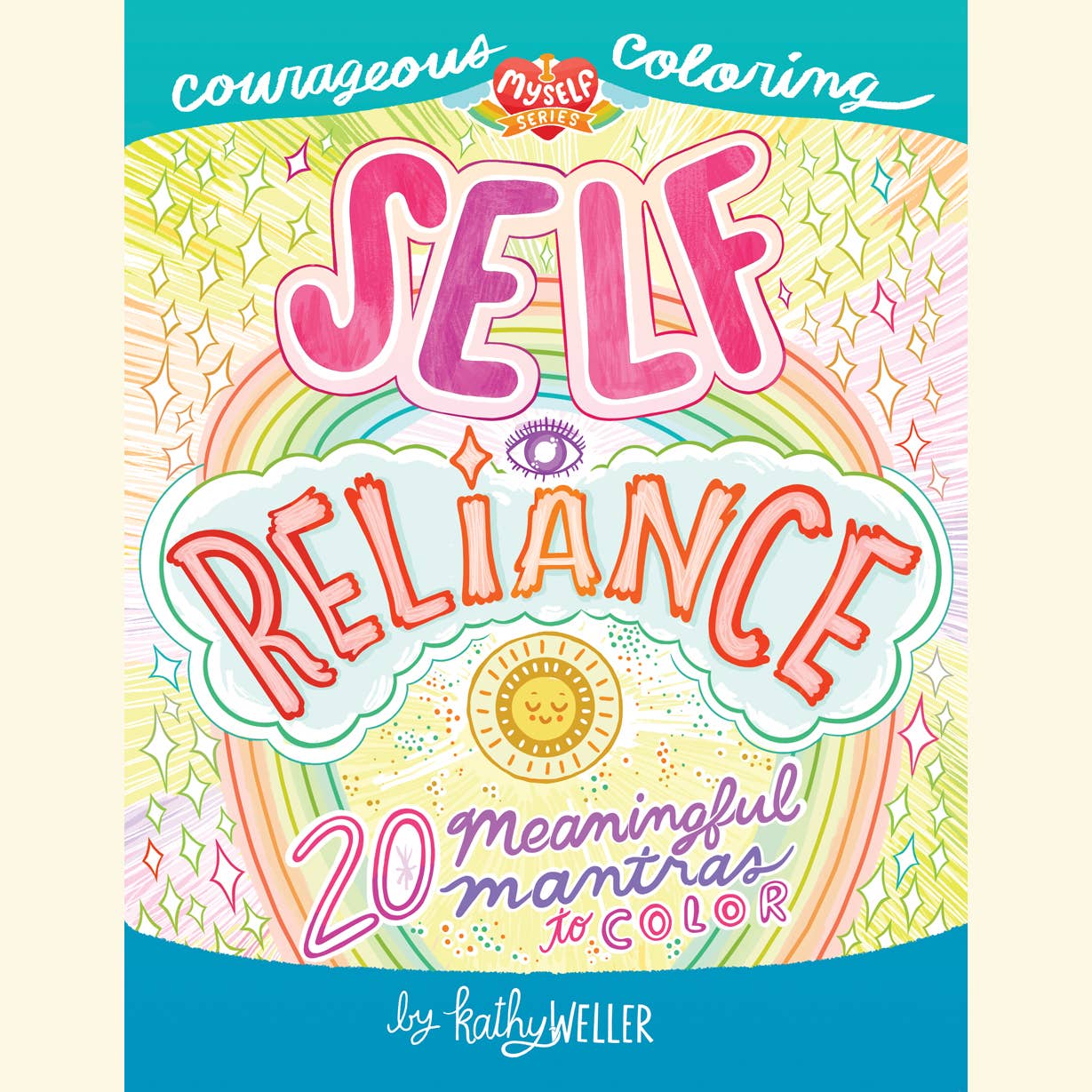Kathy Weller Art+Ideas - Wholesale Coloring Book - Adult - Self Reliance Coloring Book for Self Love0