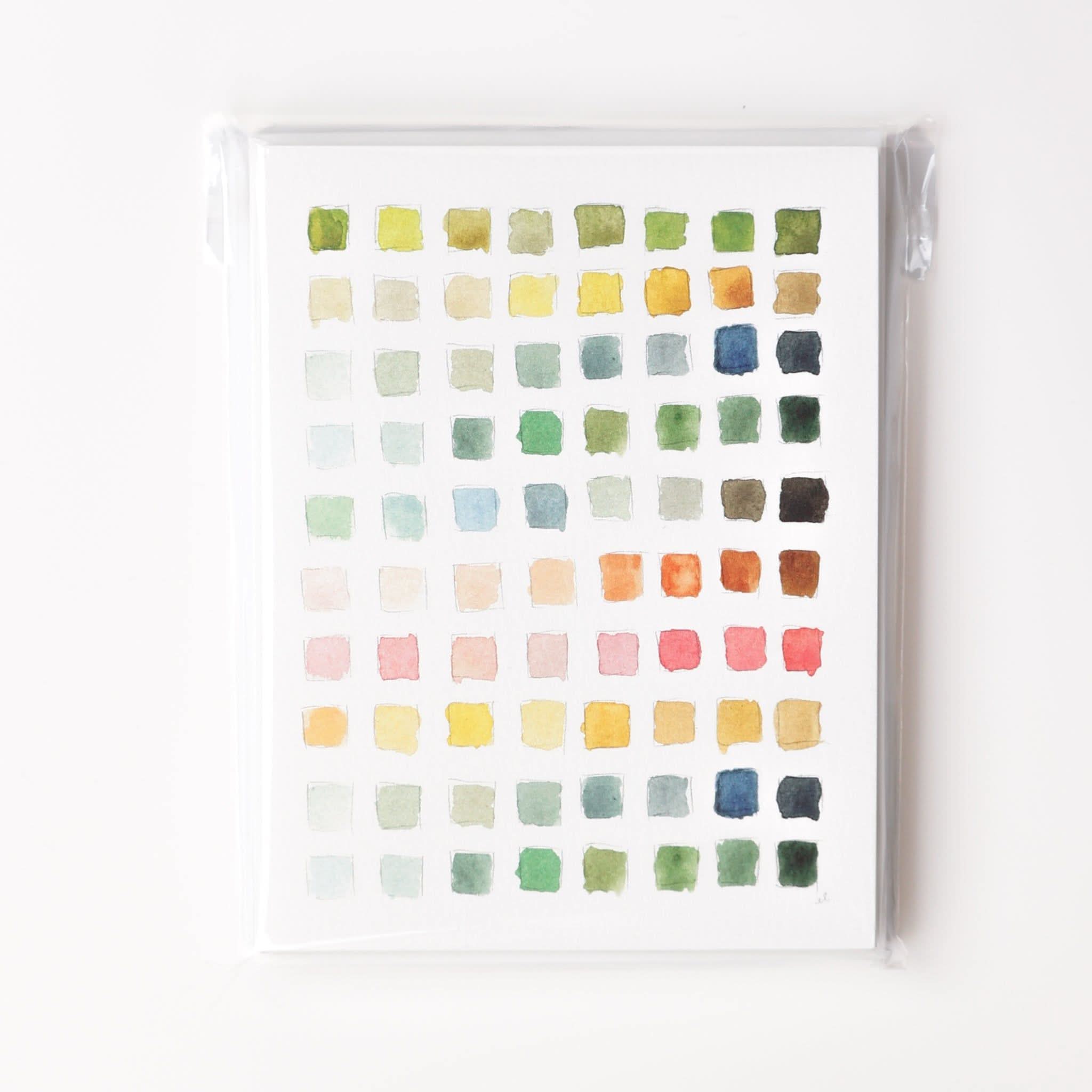 emily lex studio - Wholesale Stationery/Notecard Set - paint swatch notecard2
