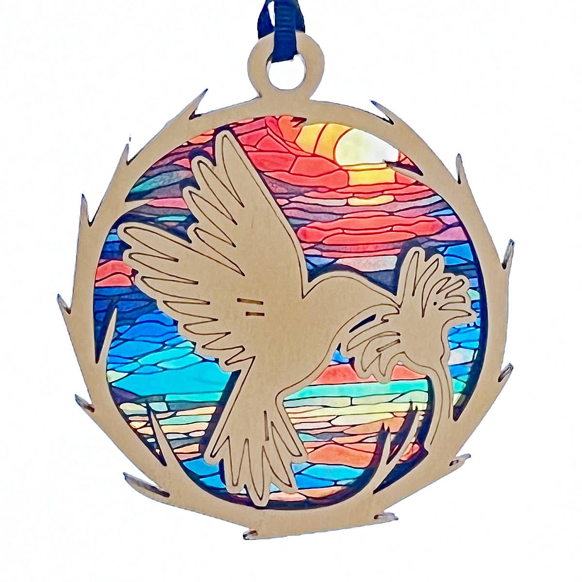 Squirrel Tacos Papercuts - Wholesale Ornament - Hummingbird Bird Ornament - Holiday Suncatcher4