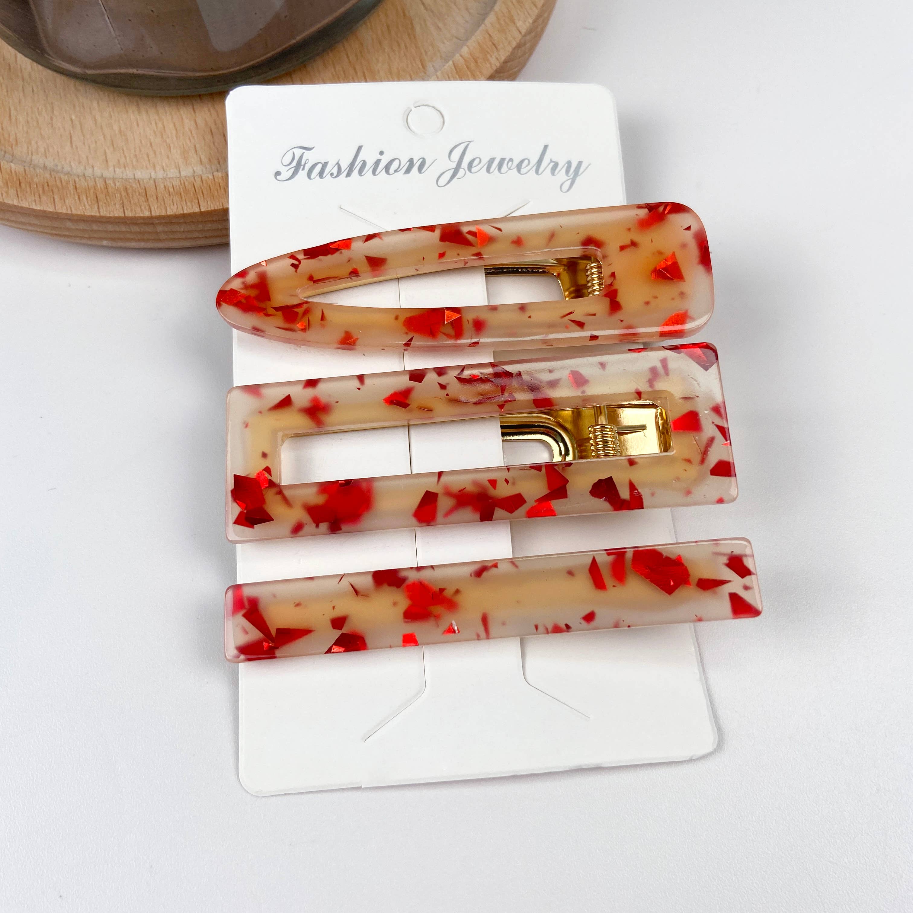 SoapElenGlen - Wholesale Hair Clip - Women's - 3 pcs colorful candy bangs hair clip0