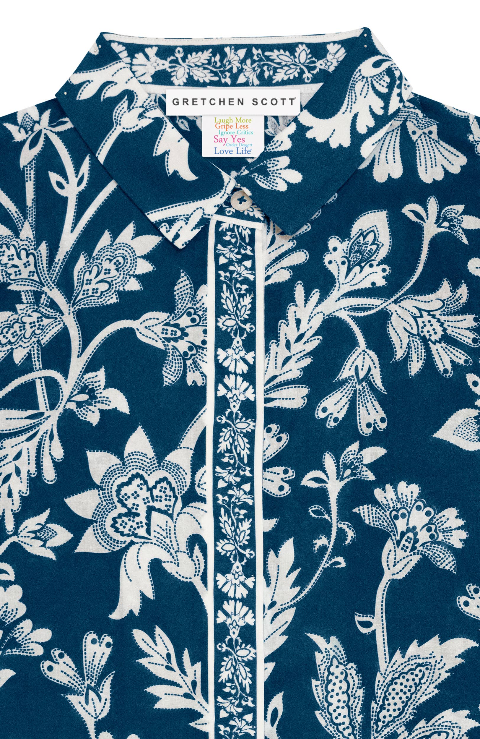 Gretchen Scott LLC – Blusa - Mulher por atacado – Top Sem Esforço - Pontilhado Deslumbrante4