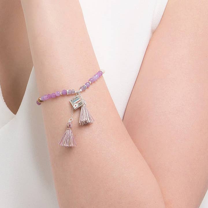 ICB21 : "En sida i taget" - Ametist & Ädelsten & Armband i Sterling Silver för wholesale av Annabella Moore