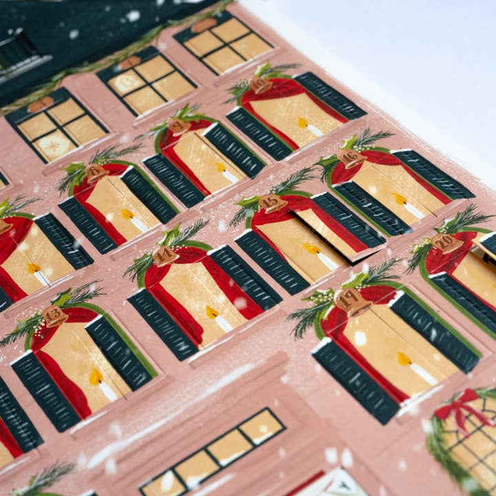 The First Snow - Vendita all'ingrosso Calendario dell'avvento - Calendario cartaceo con conto alla rovescia per Natale, festività e Avvento