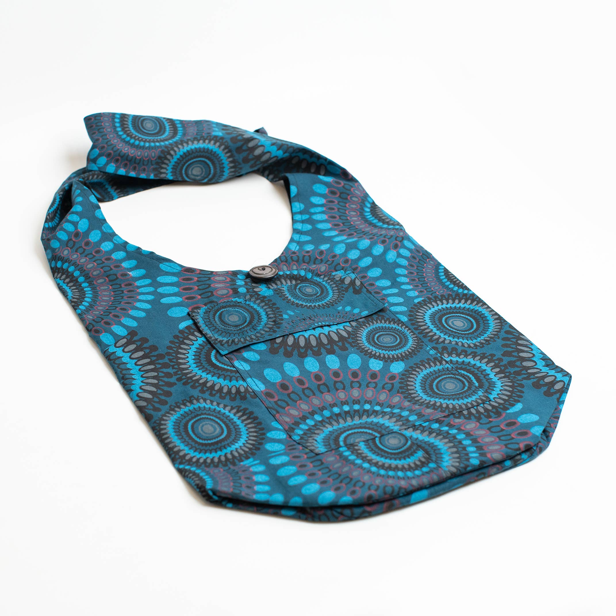 ART HIMALAYAN TRADING LTD - Wholesale Grocery/Shopping Bag - Boho Festival Tote Pure Cotton Grocery bag Travel Yoga Bag1