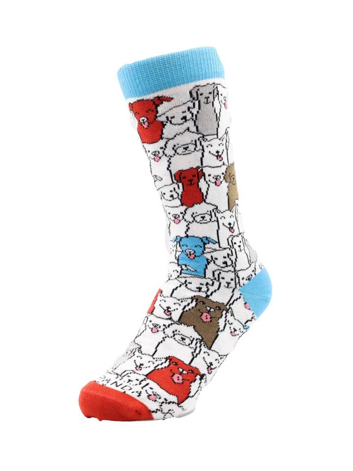 Sock Panda - Wholesale Socks - Kids - Colorful Surprise Dog Pattern Socks