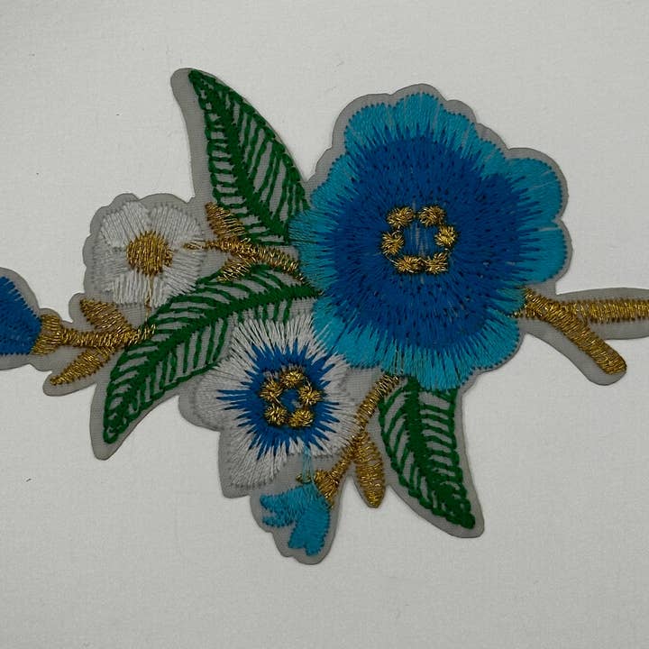Texas Transfers - Wholesale Patch - Floral Jasmine Iron On Patches2