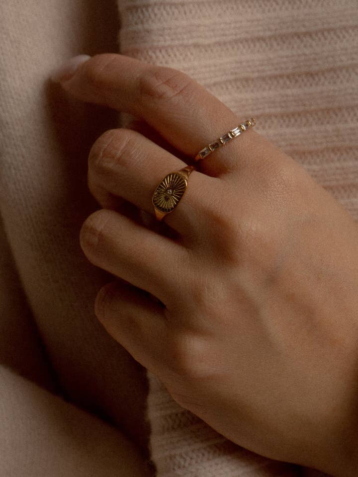 Sunburst Ring for wholesale by Every Sunday