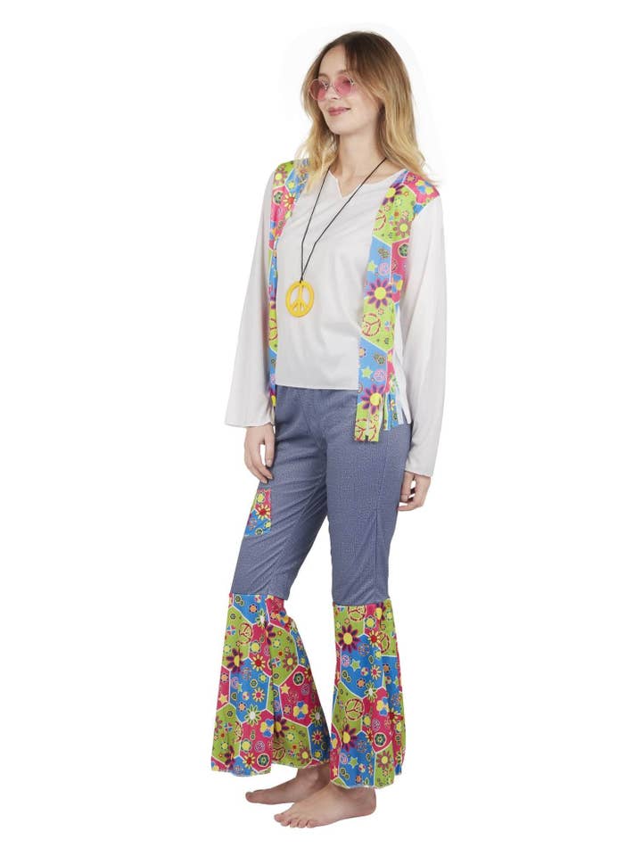 P'tit Clown - Wholesale Costume - Women's - Women's Hippie Costume - Adult - S/M2