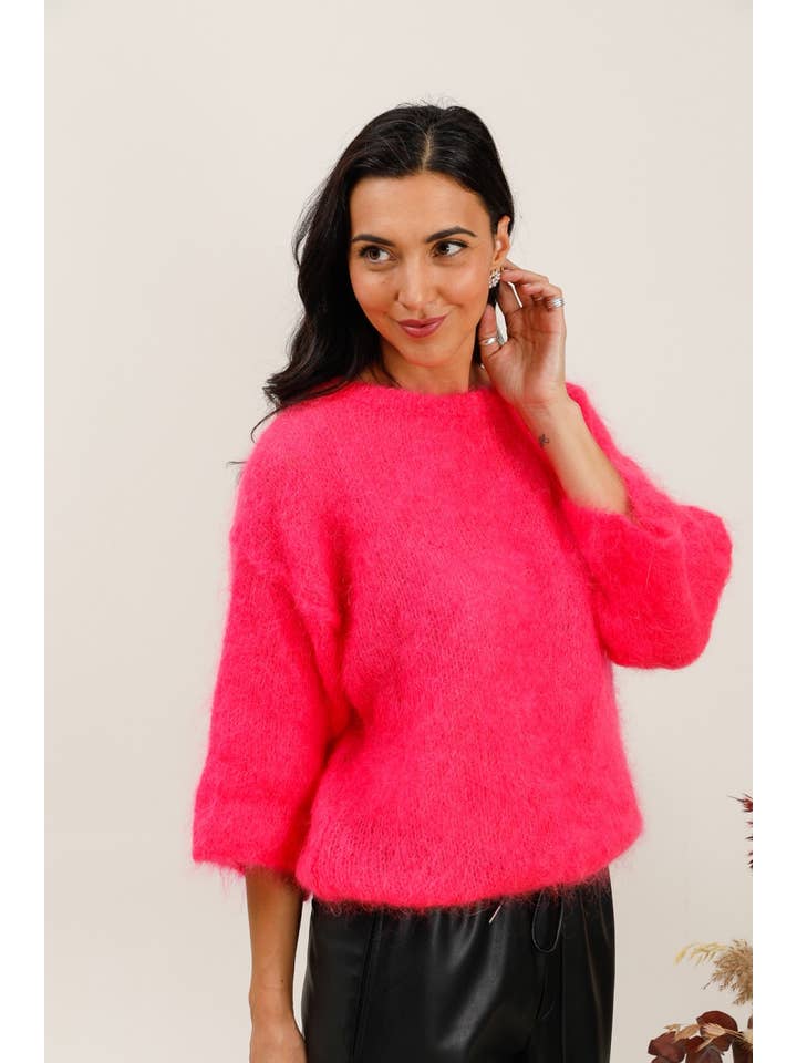 LÉA & LUC - Wholesale Knitted jumper – Women′s - Mohair sweater REF. 2157616