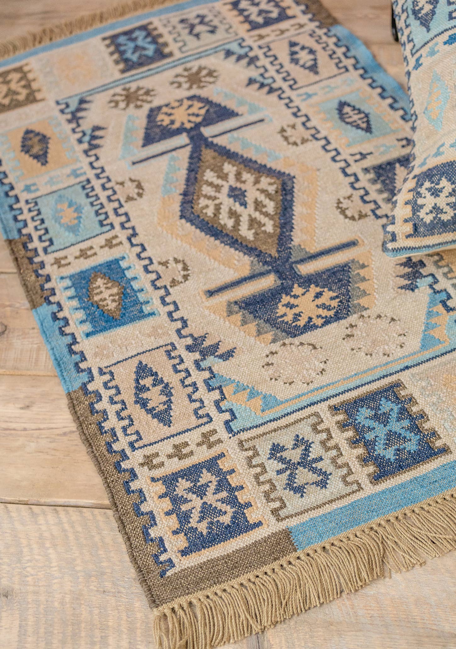 Namaste – wholesale Matta – Isha Handloom Kilim matta, liten Medium, 75 X 135cm3