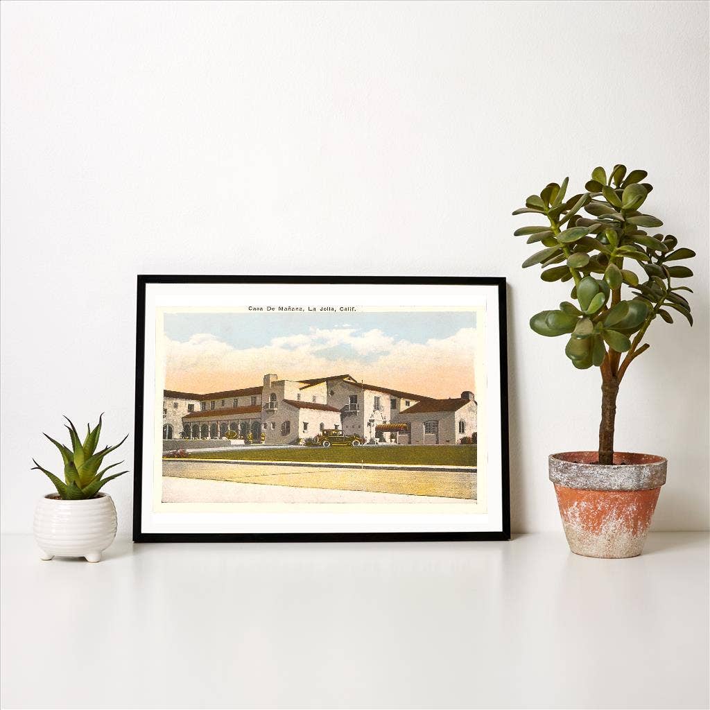 Found Image Press - Wholesale Art Print - Art Print SD-267 Casa de Manana, La Jolla, California1