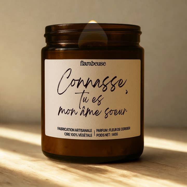 Doftljus "Din jävel, du är min själsfrände" för wholesale av Flambeuse (Effet WOW)