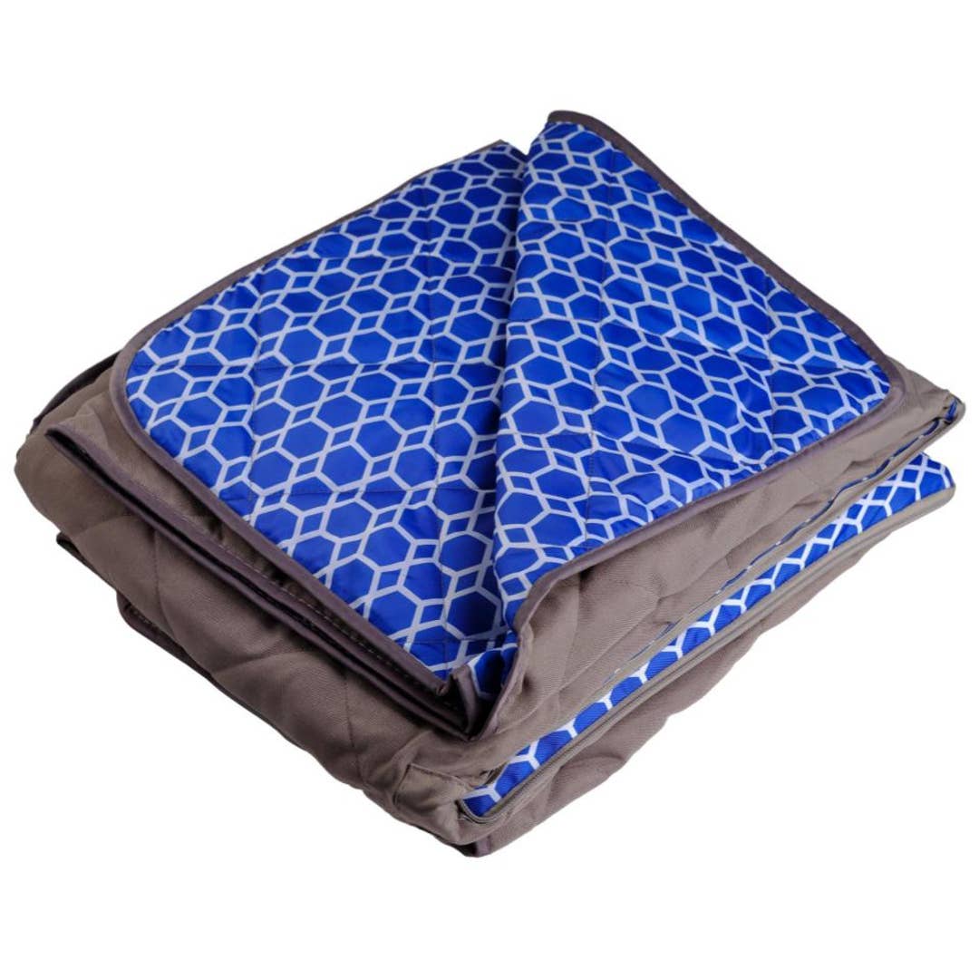 Lexi Home - Wholesale Picnic Blanket - 60 x 72 Foldable Picnic Blanket Tote Bag10