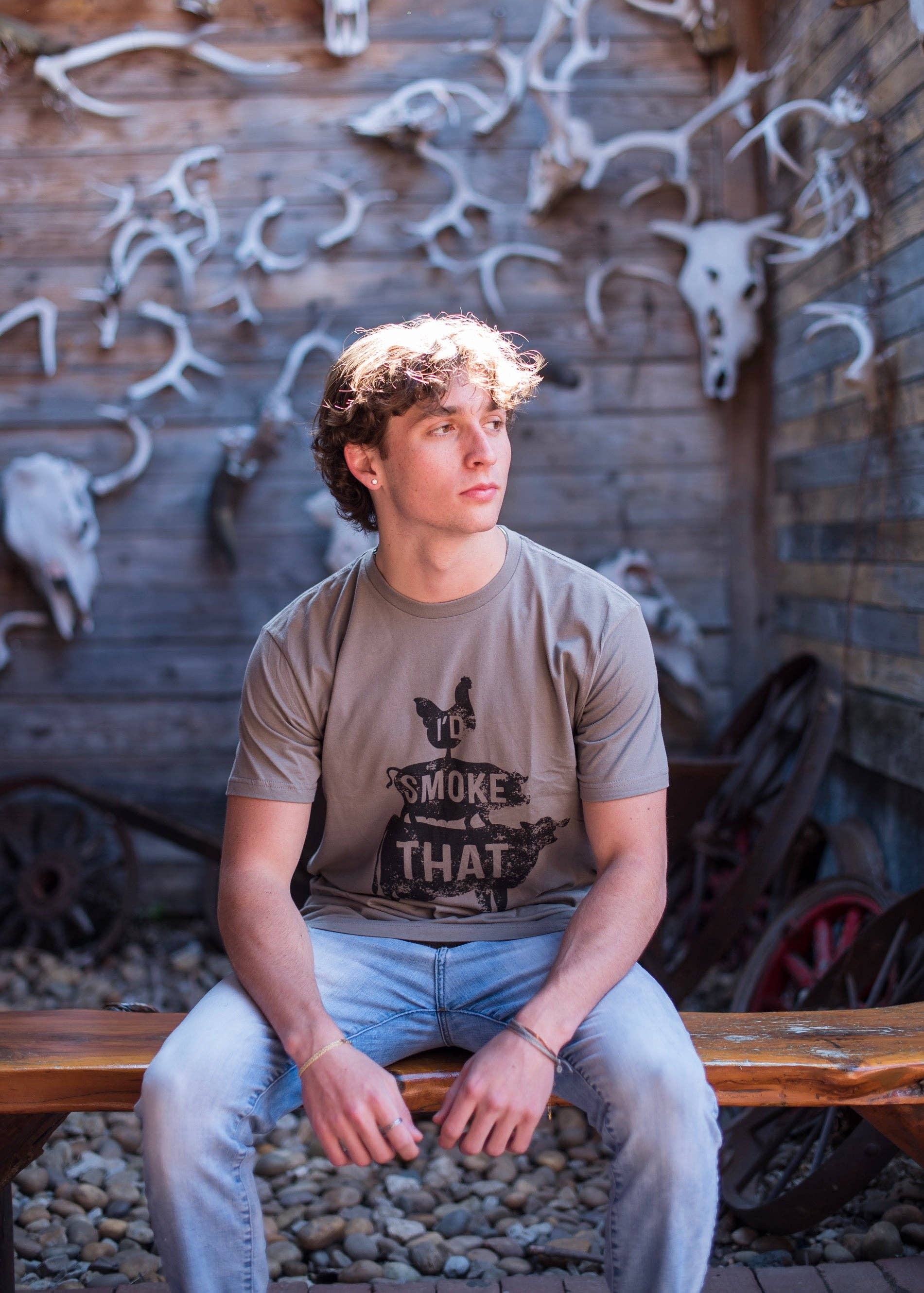 Warm Gray I'd Smoke That T-Shirt for wholesale on Faire1