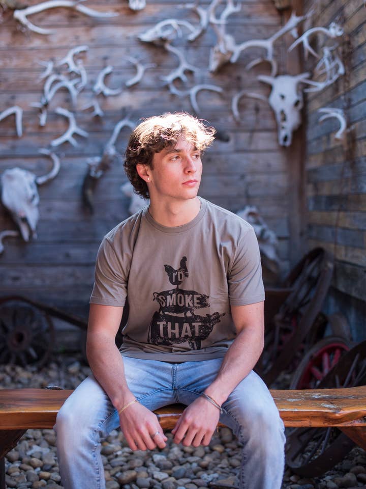 Warm Gray I'd Smoke That T-Shirt for wholesale on Faire1