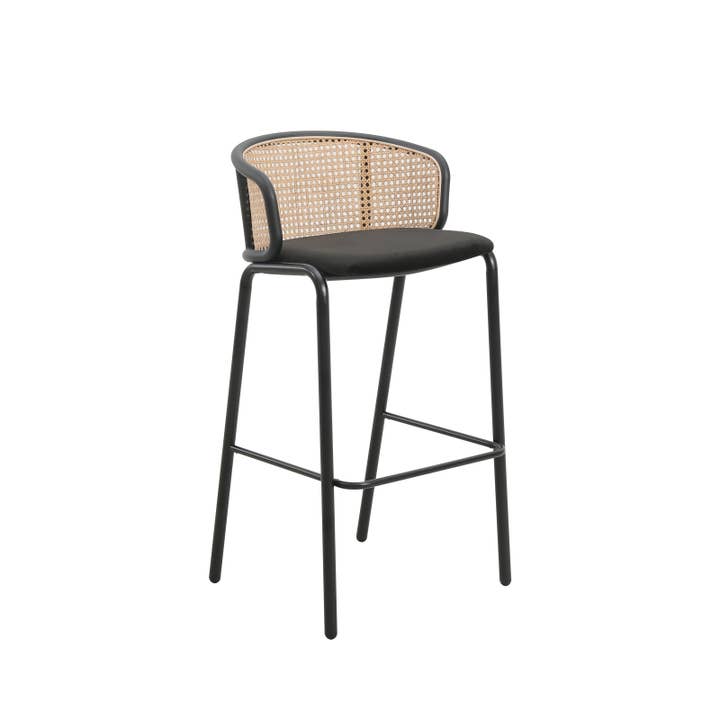 LeisureMod - Wholesale Stool - Ervilla Modern Fabric Upholstered Low Back Bar Stool21