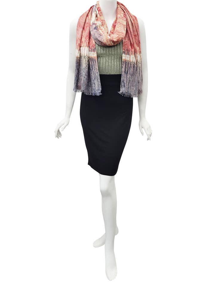 Katrina Tie Dye Halssjal för wholesale av Raj Trading & Imports (USA) Inc.