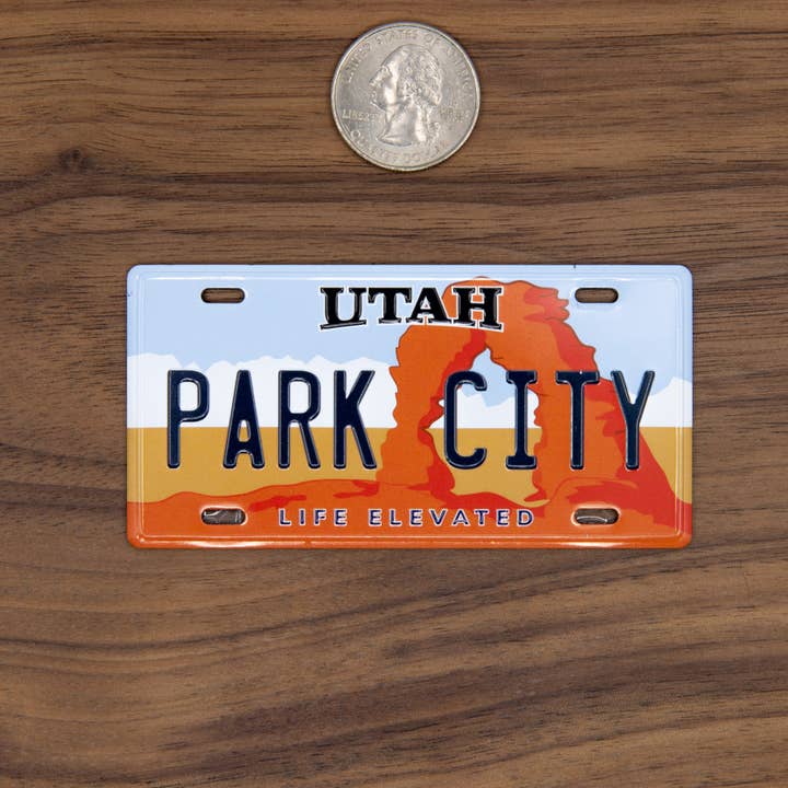 Ski House Games - Wholesale Magnet - PARK CITY - Utah License Plate Magnet2