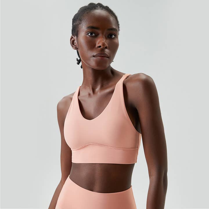 Sodalemon - Wholesale Sports Bra - Women's - Cross Back High Support Yoga Top Fitness Sport Bra12