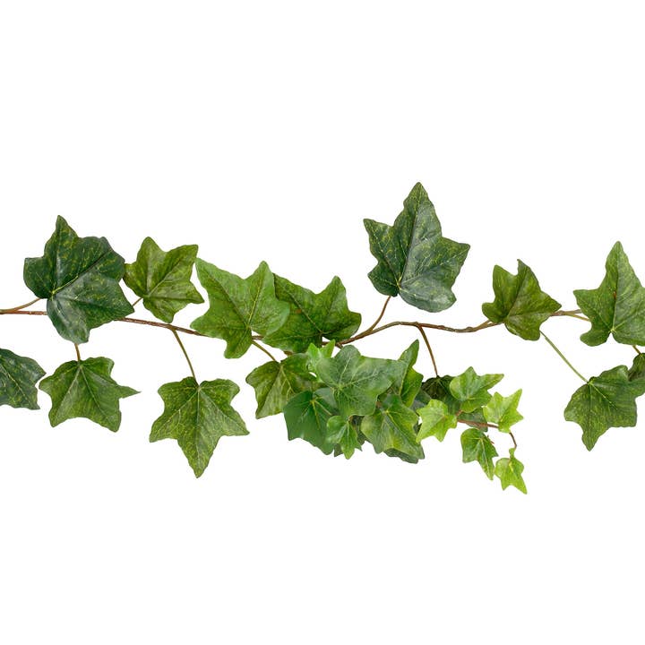 72" English Ivy Garland X72 Leaves - Faux Foliage for wholesale by Jacobson