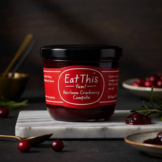 Eat This Yum - Wholesale Jam/Jelly - Heirloom Cranberry Compote 5