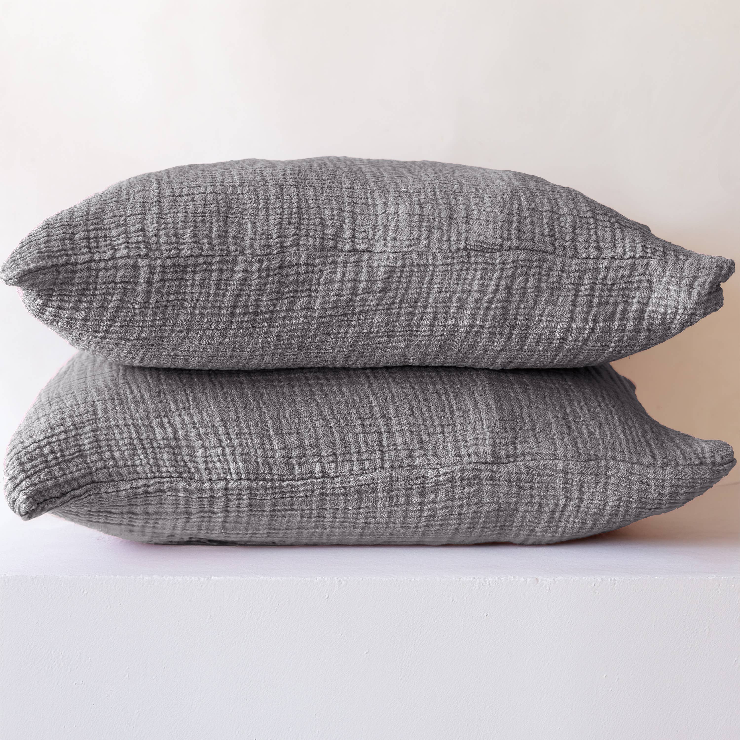 Vivamaison - Vente Plaids - Couvre-lit en mousseline frangé 100 % coton doux, 4 couches premium35