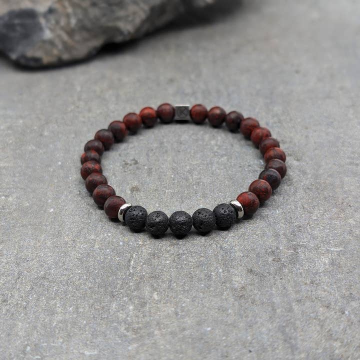 IKOBA - Wholesale Jewelry - Men's - MEN'S NATURAL BEADS BRACELET / 614