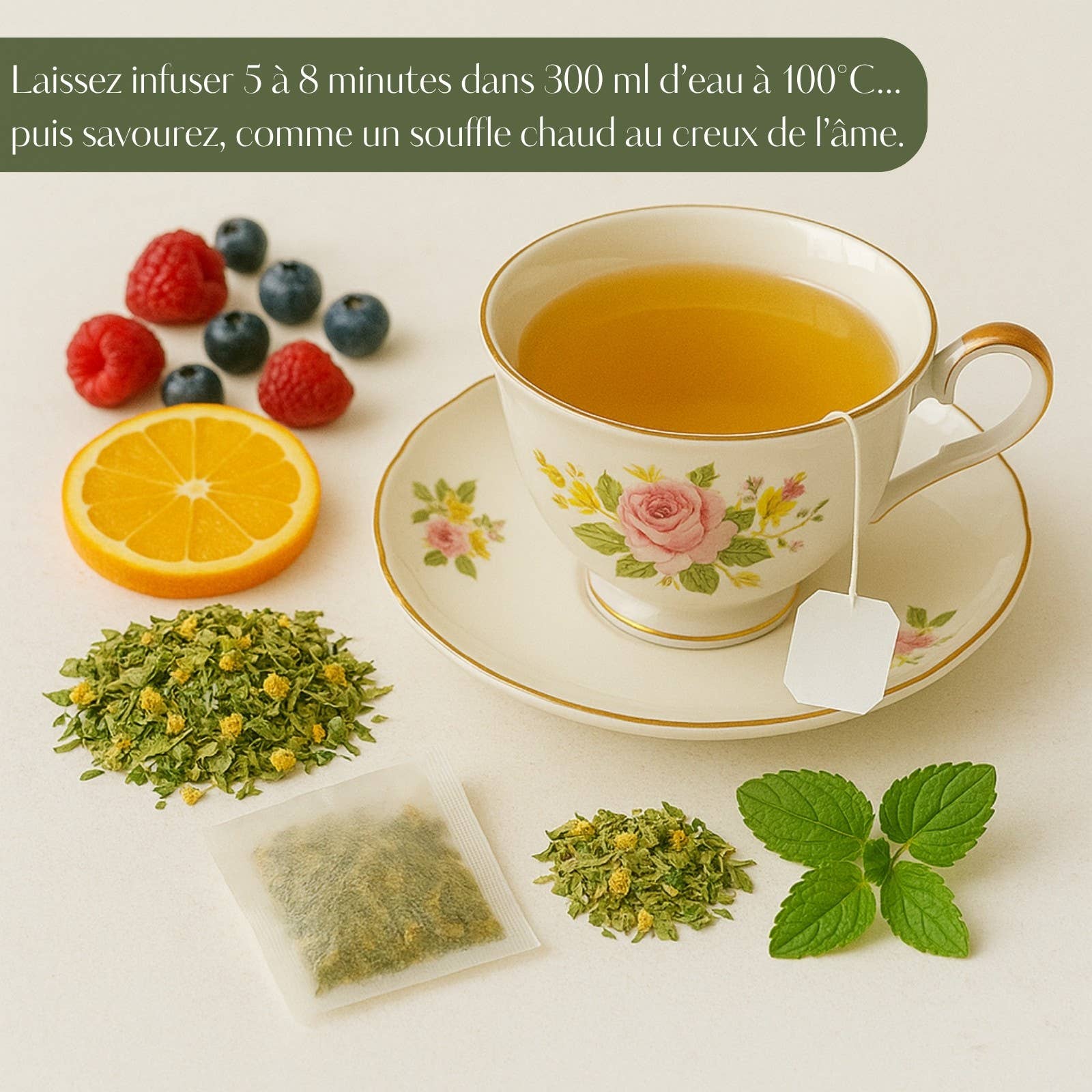 Zen'Arôme - Venta al por mayor Tés saludables/desintoxicantes - Té Herbal Orgánico Suave para la Noche — Infusiones relajantes y calmantes5