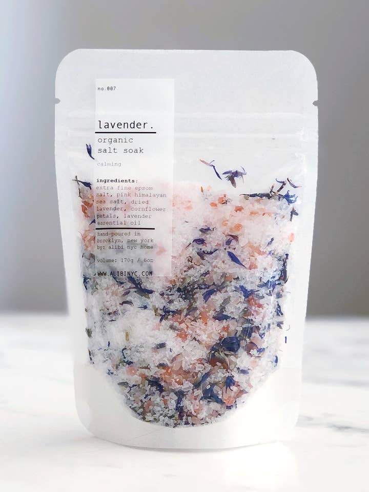 LAVENDER BATH SALT REFILL for wholesale by ALIBI NYC