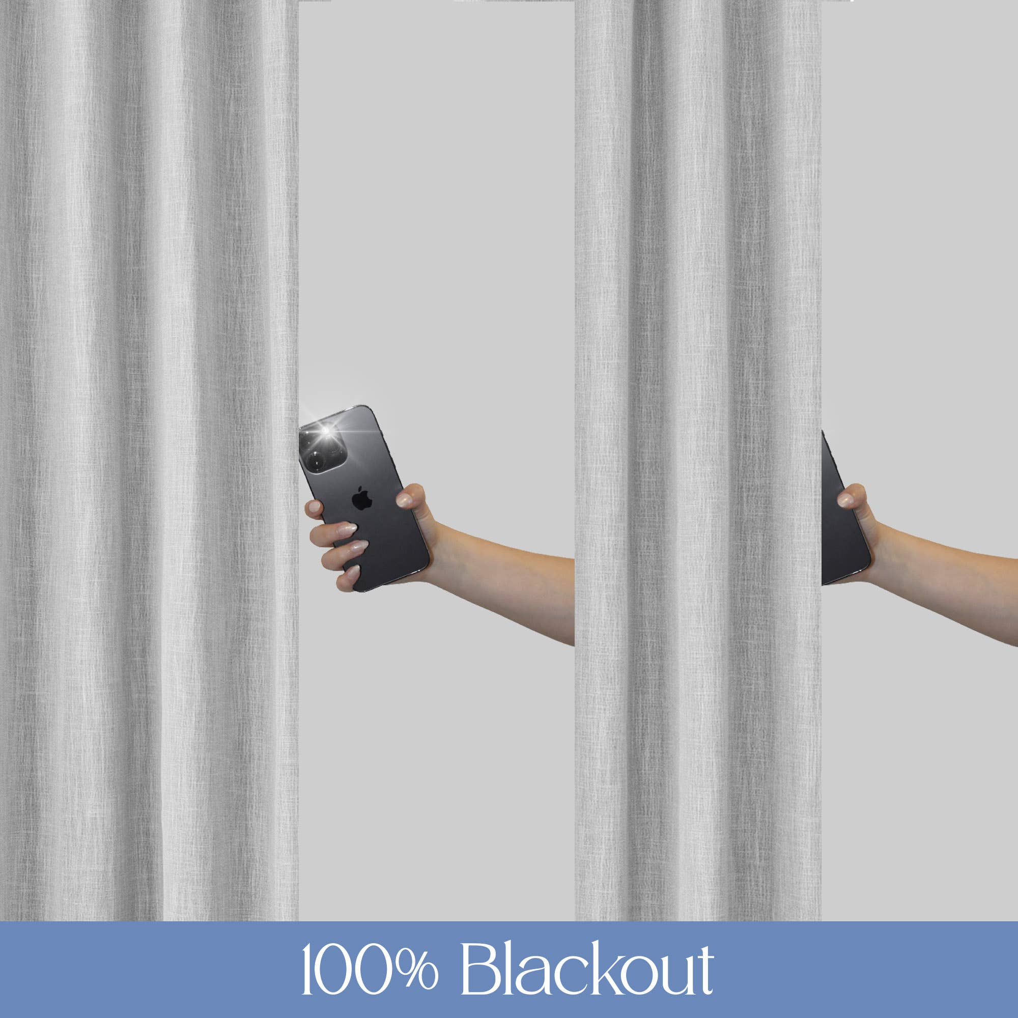 Awesome Home – Großhandel Vorhang – Verdunkelungsvorhänge mit Leinenstruktur und Ösen, 2 Paneele11