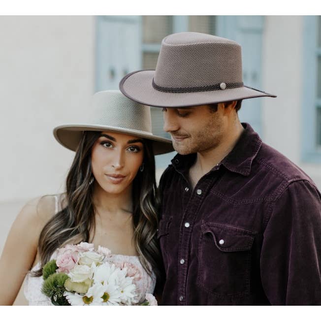 American Hat Makers - Wholesale Hiking Hat - Unisex - Breathable Wide Brim Outdoor Sun Hat - Style Cabana13