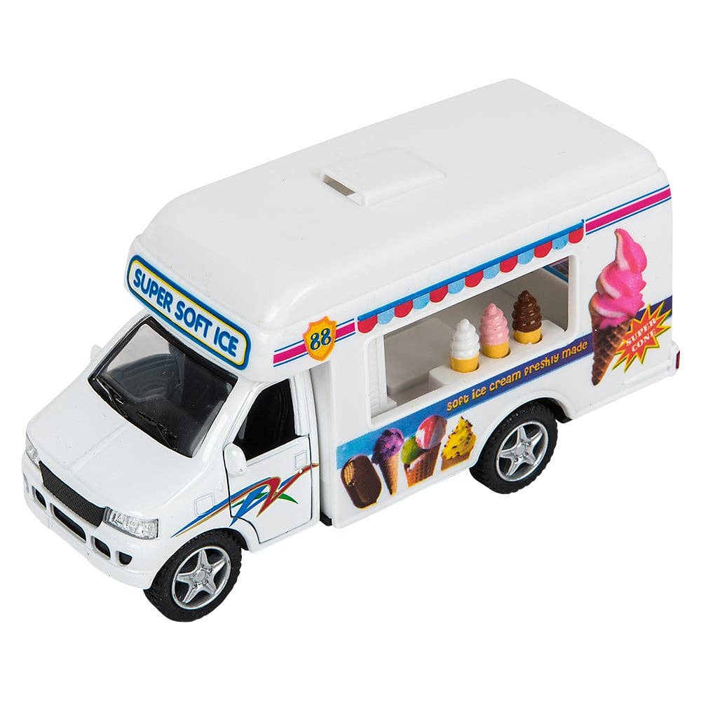 La Luna Bella - Toys - Wholesale Toy Car/Truck - Kids - 5" DIE-CAST PULL BACK ICE CREAM TRUCK LLB Car Toys2