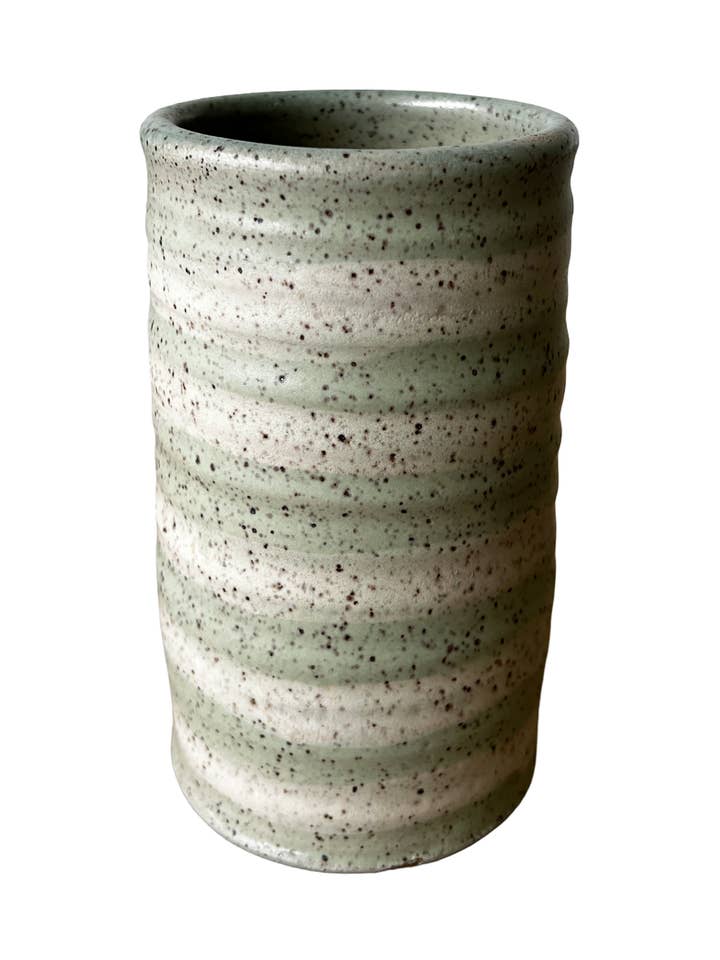 Jarrón Cilíndrico Ebb para venta al por mayor de Gina DeSantis Ceramics