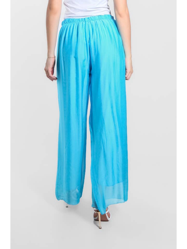 TINA Stephens Italy/Tees By Tina - Wholesale Pants - Women's - Roxy Silk Straight Leg Pant (PL212)32