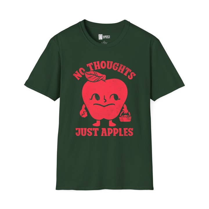 T-shirt No Thoughts pour la vente par Aaron's Art Room