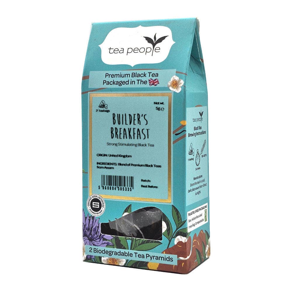 Tea People – wholesale Tea bags – Builder's Breakfast - Black Tea Pyramids9