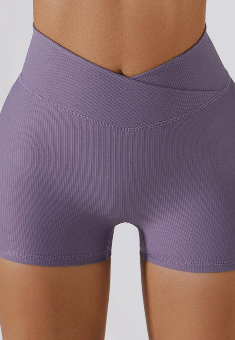 Active by Anna-Kaci - Vendita all'ingrosso Pantaloncini sportivi - Donna - Pantaloncini da allenamento a vita alta4