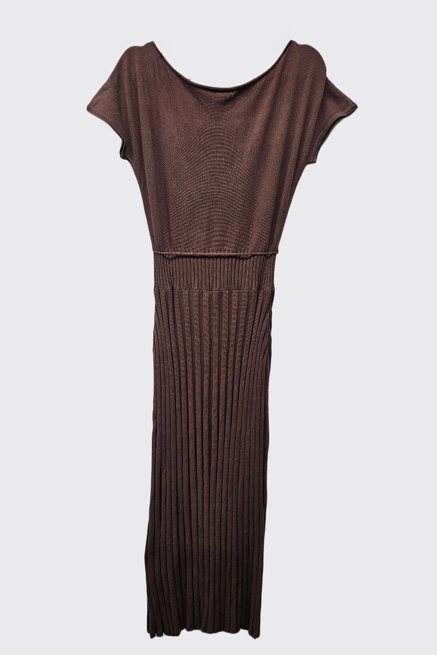 ILLA ILLA - Wholesale Dress - Women's - Knit Pleat Maxi Dress 18