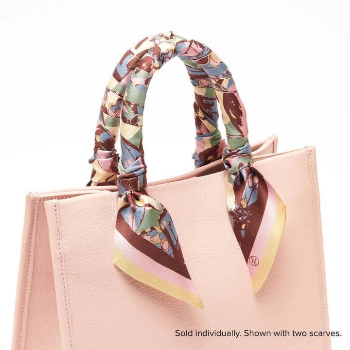 Lost Pattern x Leatherology Silk Twilly Scarf - Pastel for wholesale on Faire2