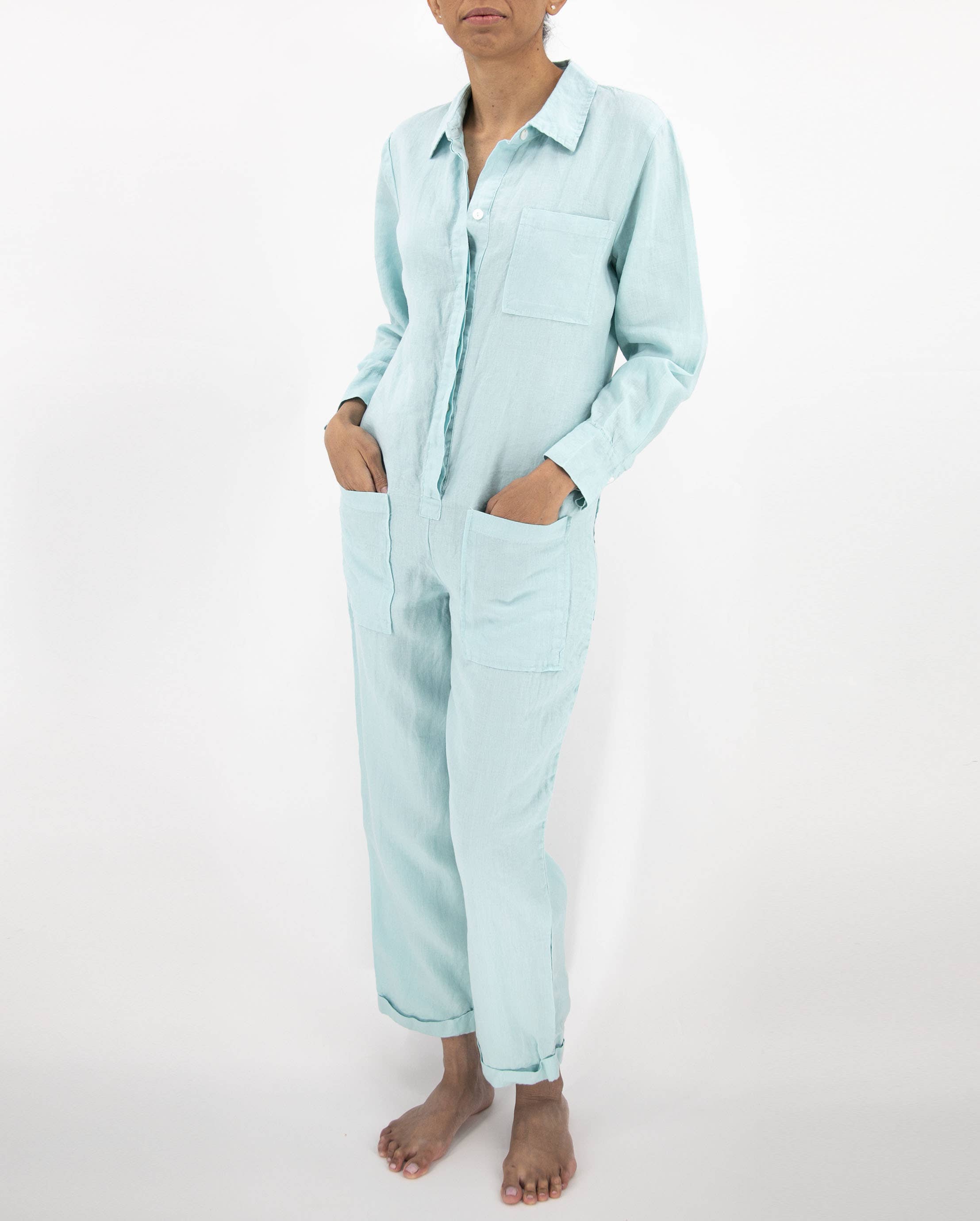 Sunday Morning - Wholesale Jumpsuit - Women's - Isabelle Linen Jumpsuit9