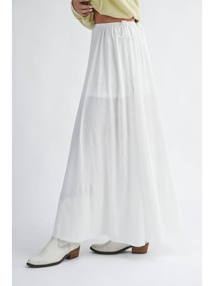 AEMI + CO - Wholesale Skirt - Women's - 7185GK Flowy Mesh Maxi Skirt18