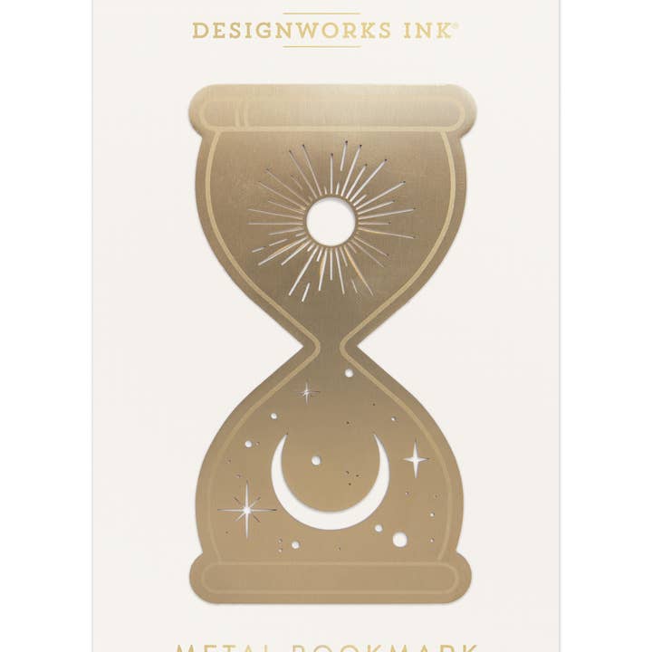 DesignWorks Ink - Wholesale Bookmark - Metal Bookmark - Hourglass