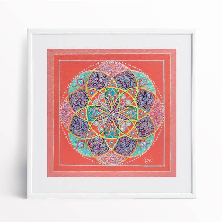 Impression artistique Passion Mandala pour la vente par Angel Fritz Studio