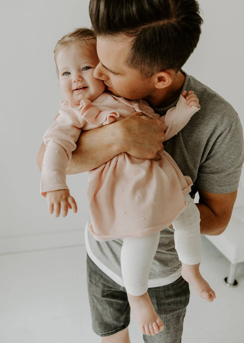 Viverano Organics - Wholesale Dress - Baby - Milan Ruffle Bobble Baby Sweater Knit Dress (Organic Cotton)7