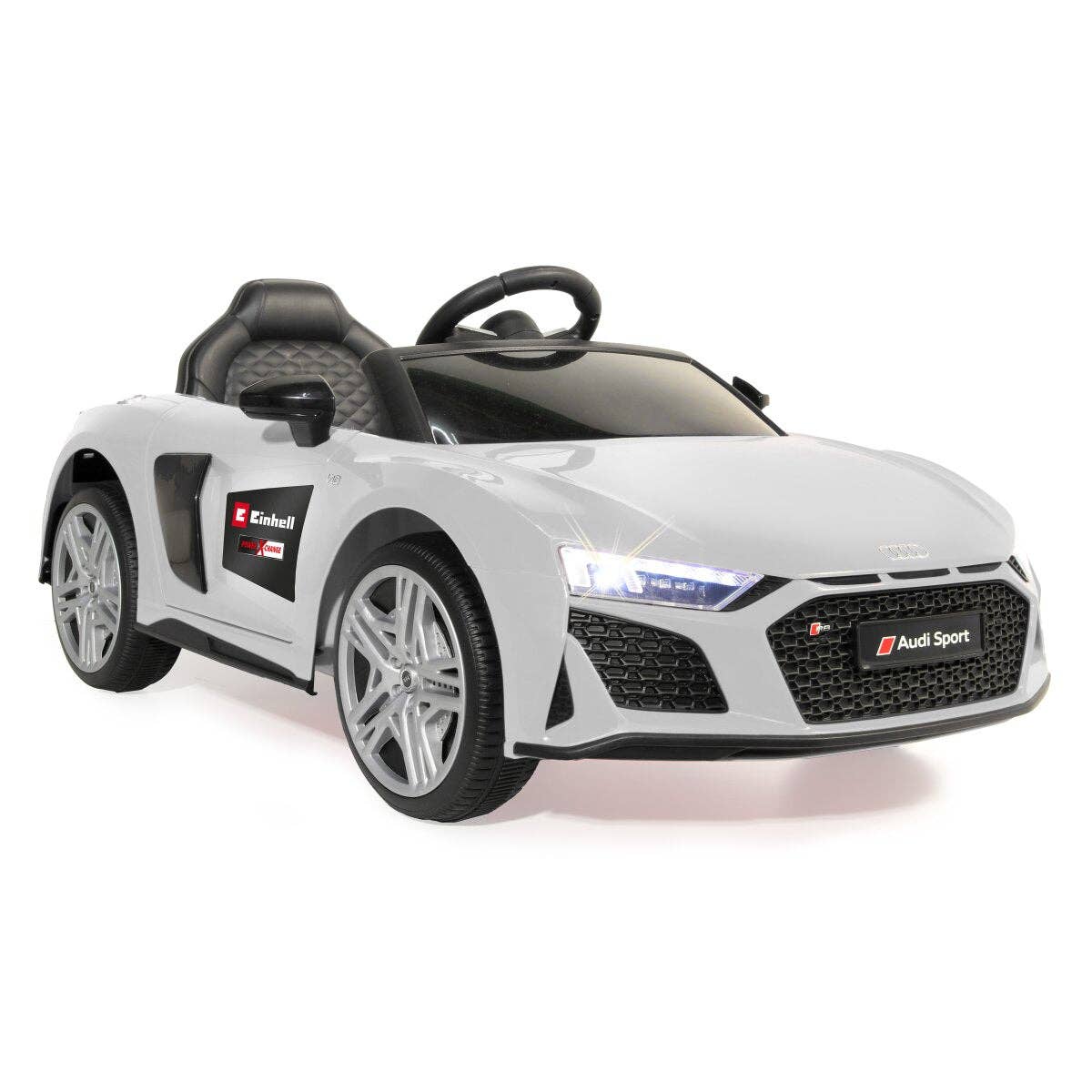 mhw24 - Wholesale Toy Car/Truck - Kids - Ride-on Audi R8 Spyder 18V white Einhell Power X-Change including starter kit4