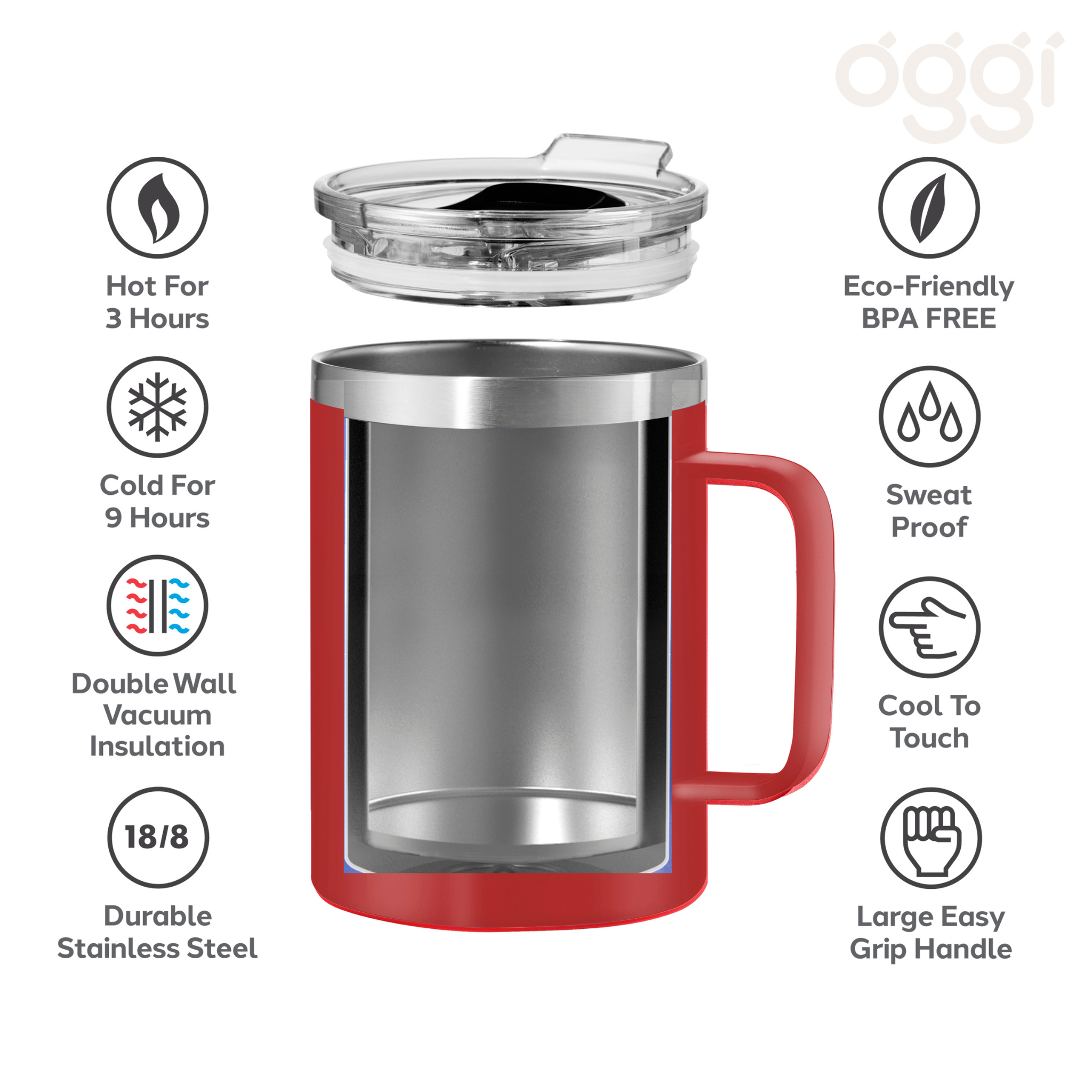 Oggi - Wholesale Insulated Mug/Tumbler - Insulated Tumbler - ThermoMug Double Vacuum (420 ml, 14 oz)6