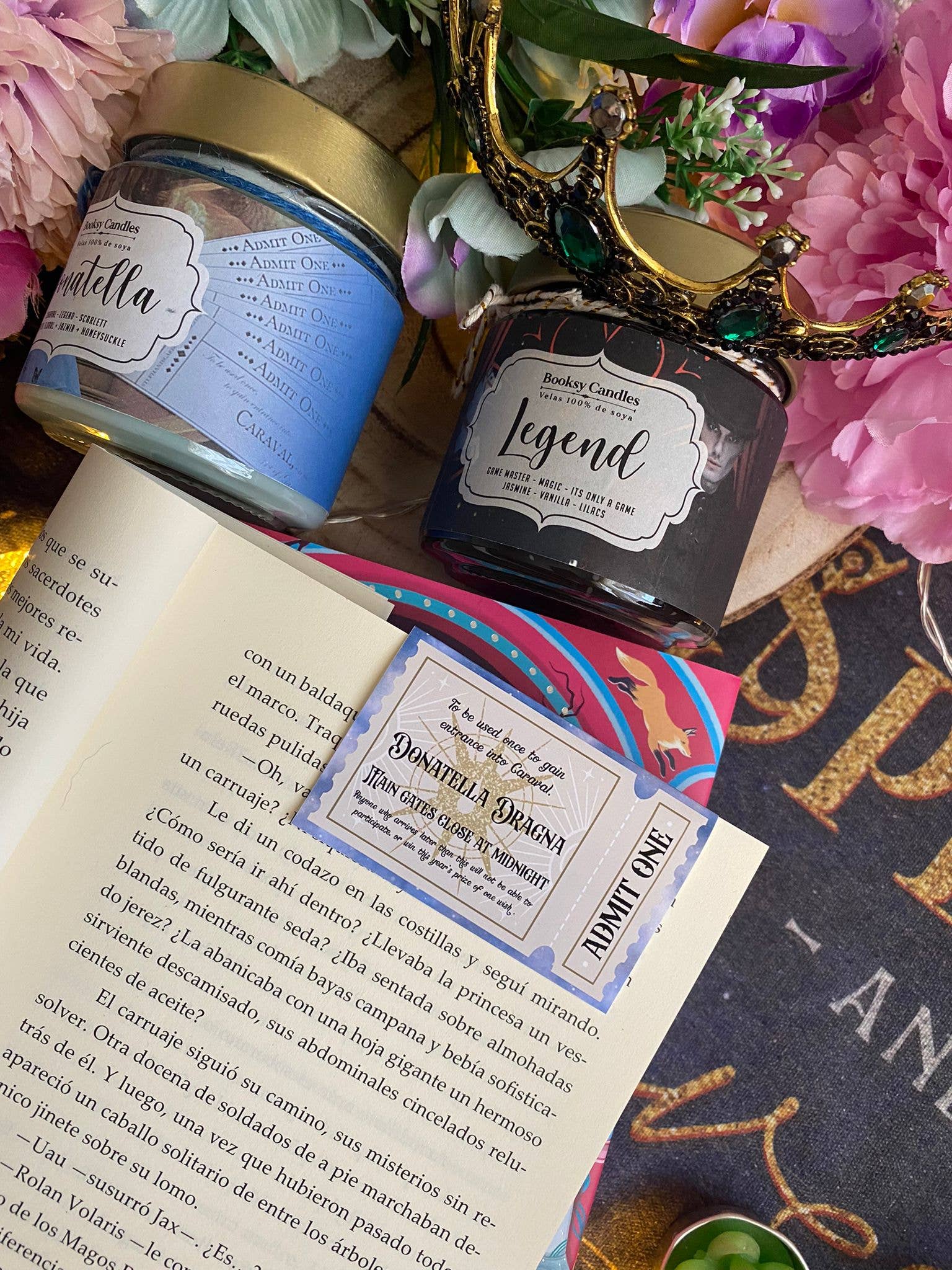 Alsace’s Art - Wholesale Bookmark - Tiquet Para Caraval: Set De Marcapáginas Personalizables3